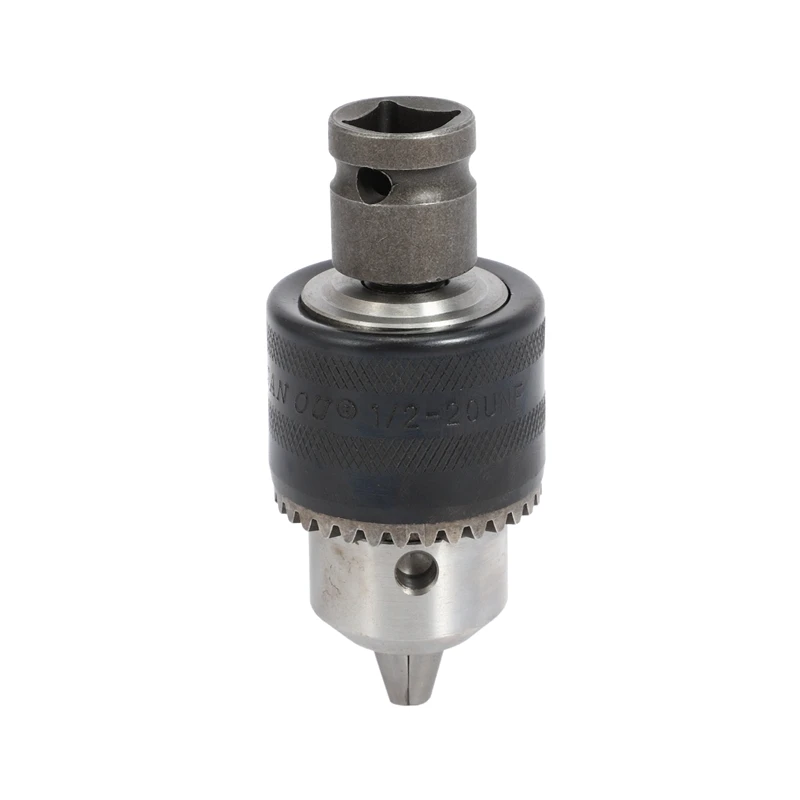 Drill Chuck Adapter 1.5-13Mm Drill Chuck Drill Adapter 1/2 Inch Changed Impact Wrench Into For Electric Drills