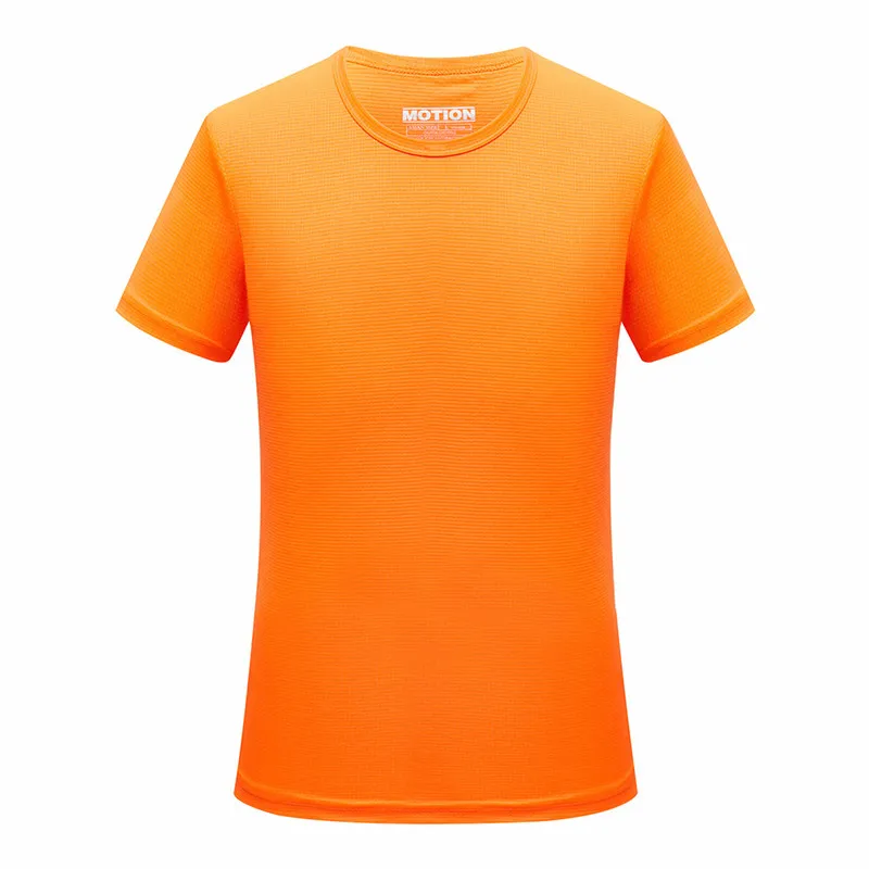 High Quality Men's Running Short Sleeve Customized Logo Breathable Quick-drying Sports Jogging Fitness  Bodybuilding Gym Tshirt