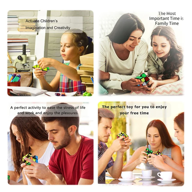 3x3x3 Speed Cube 5.6 cm Professional Magic Cube High Quality Rotation Cubos Magicos Home Games for Children 6