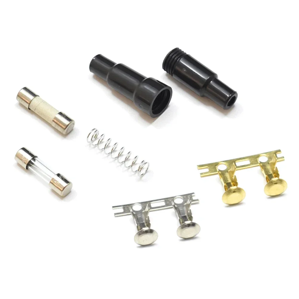 10/20pcs Wire Line Holder 22AWG Screw Types Fuse Holder Preventing Short Circuits Quick Impact Glass Fuse Holder Auto Parts