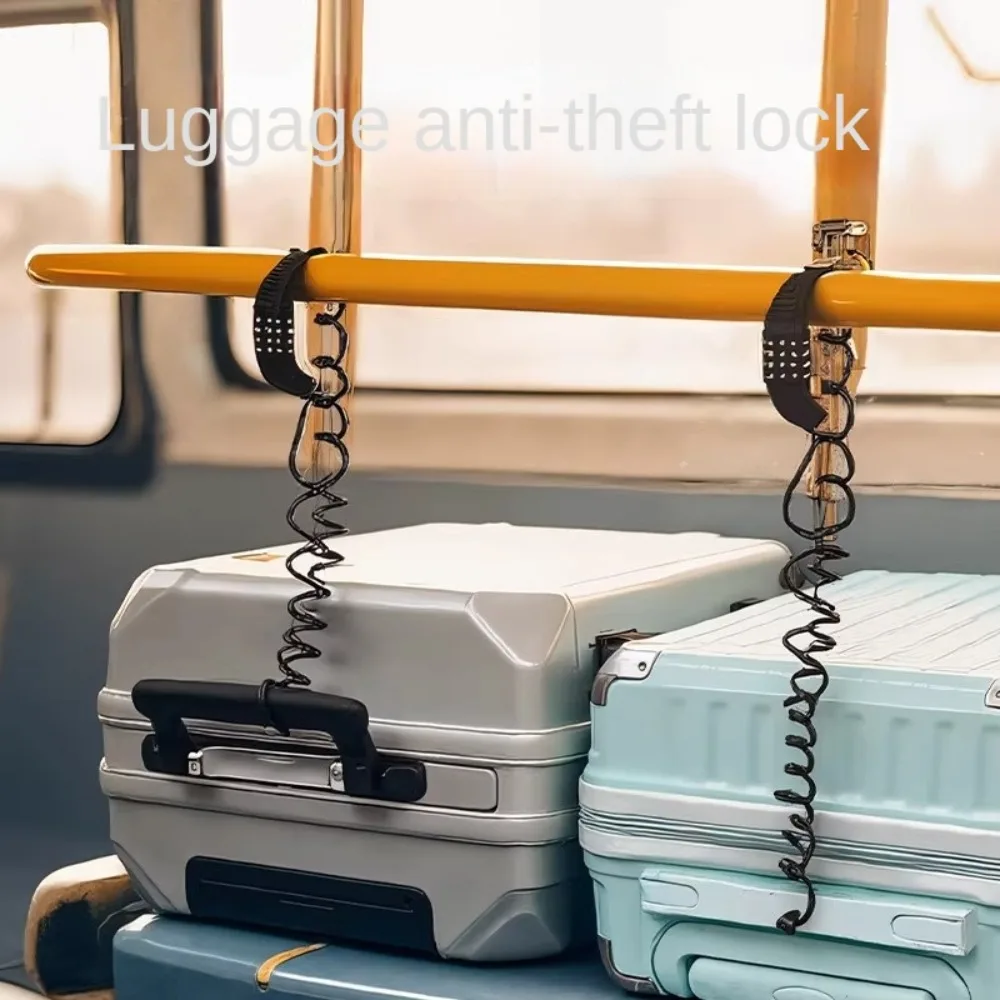 ล็อคจักรยานล็อคโซ่ล็อคจํานวน 4 หลักรหัสผ่านสีทึบล็อคทนทาน Universal ล็อคจักรยานซิปกระเป๋า 1