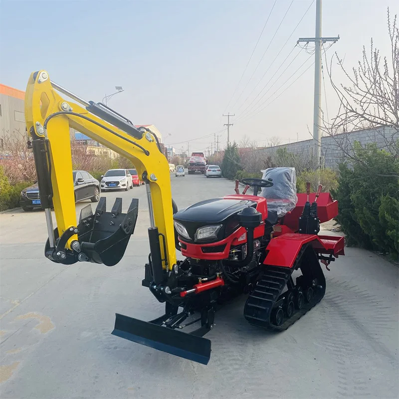 Sub-soil earthwork deep ploughing machinery crawler farming power Cultivator weeder harvester planter ridging customized