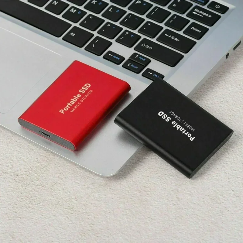 External Hard Drive 1TB Portable SSD 2TB External Solid State Drive USB 3.1/Type-C Hard Disk High-Speed Storage for PC/Mac/Phone