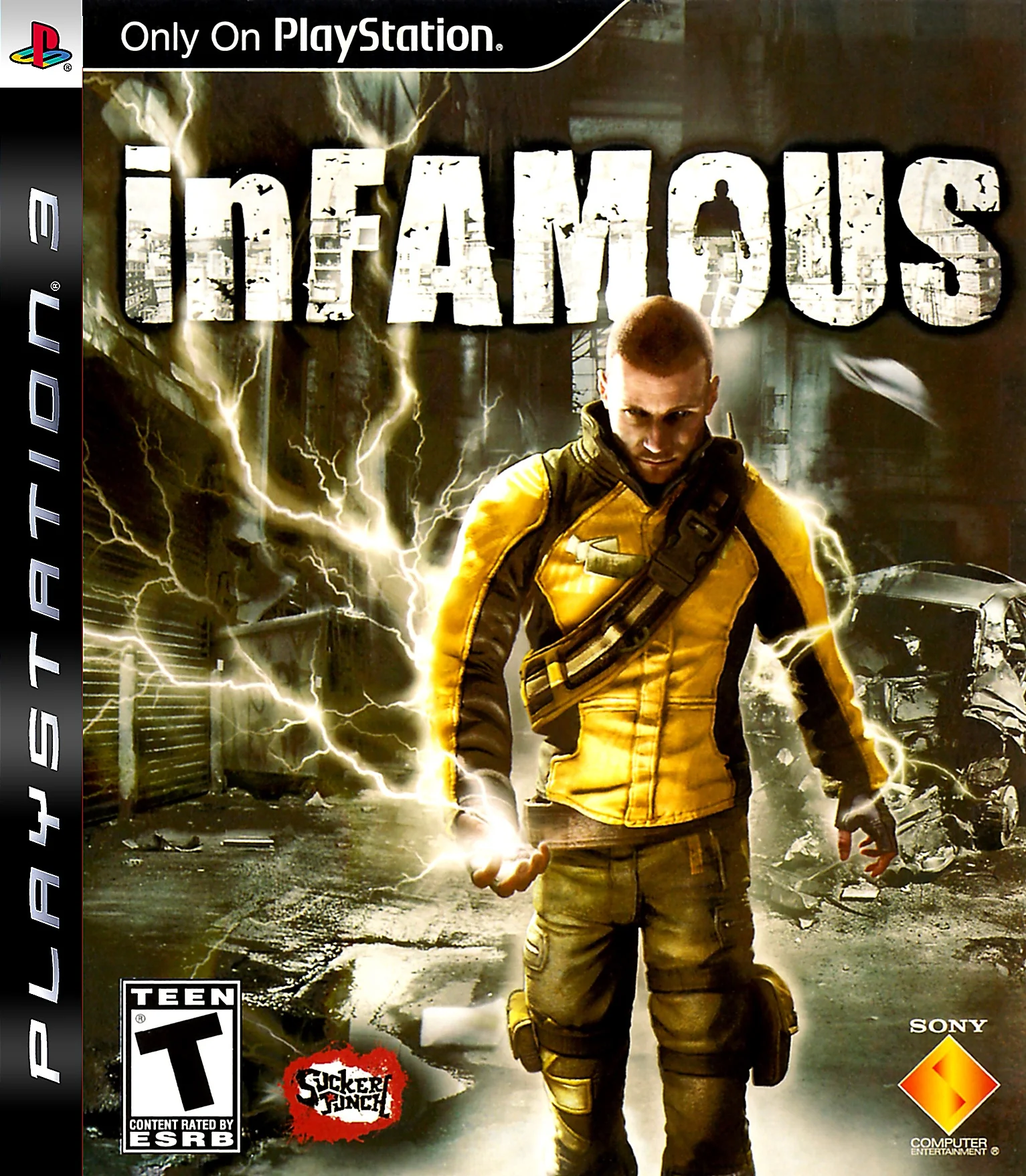 Infamous Ps3 Per Playstation 3 Versione Disco Controller Per Videogiochi Console Per Console Di Gioco Gamepad Command Console Di Gioco Super