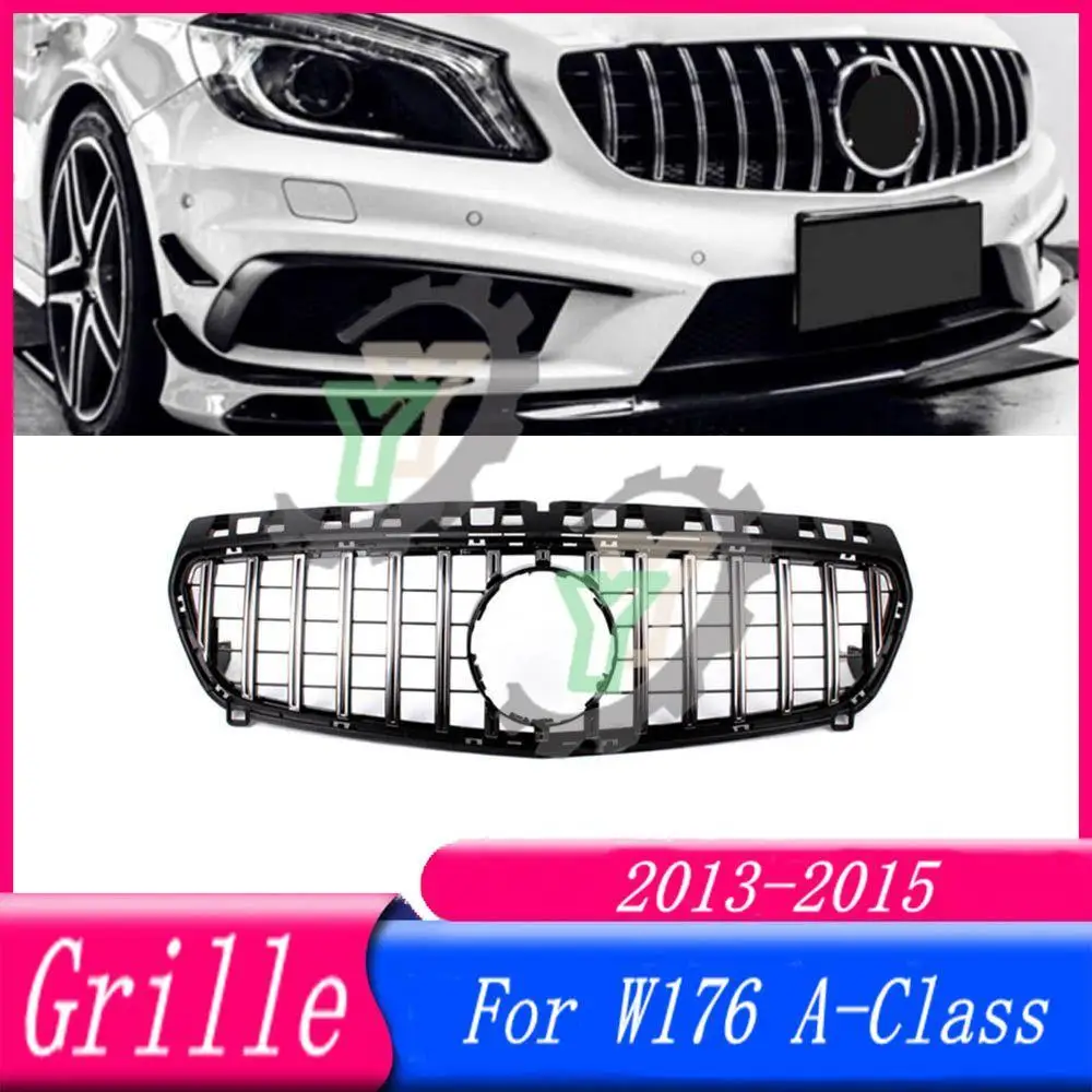 

Car Accessory Front Bumper Upper Grille Racing Grill For Mercedes- Benz W176 A-Class A180 A200 A220 A250 A260 A45 2013 2014 2015