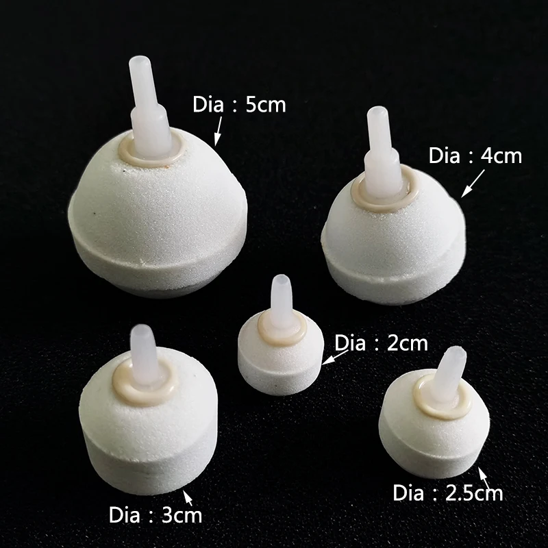 2cm/3cm/4cm/5cm Aquarium White Air Bubble Stone Aeration Aerator Fish Tank Pump Hydroponic Oxygen Plate Accessories White 3
