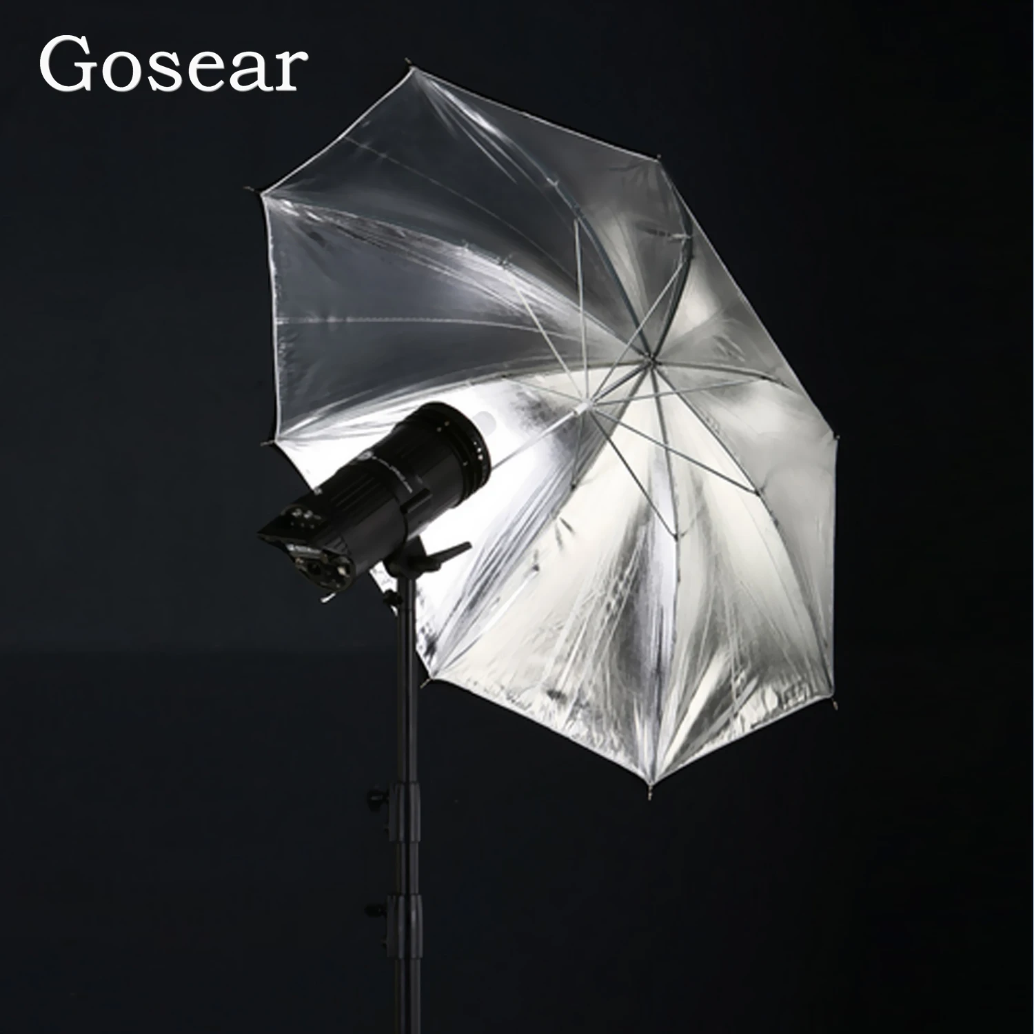 85cm 33inch Double Layer Black And Silver Photography Diffuser Photo Studio Reflector flash Soft Umbrella Accessories