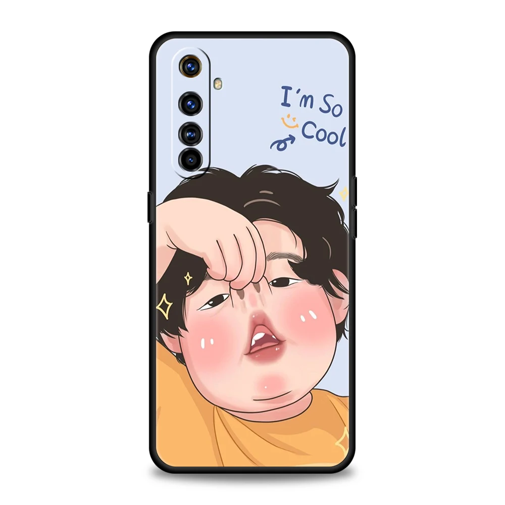 Whimsical Cartoon Character Soft TPU Phone Case Cover