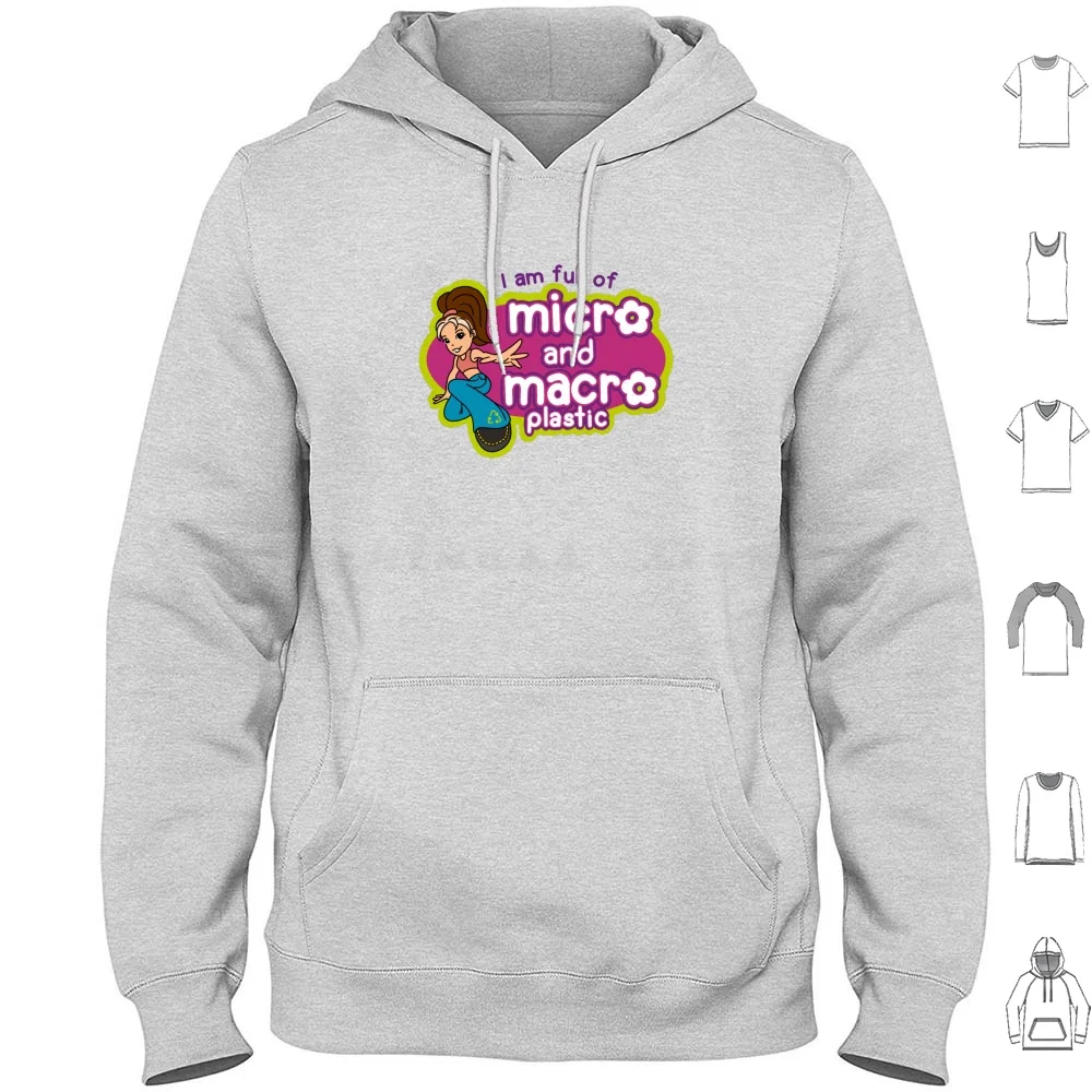 Micro Plastic Girlie Felpa Con Cappuccio Cotone Manica Lunga Girlie Girl Girls Y2K 90 Anni '90 Polly Pocket Polly Pocket Micro Macro Micro