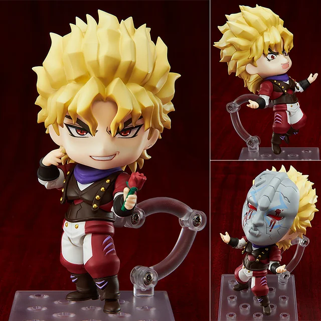 FABIIA Anime Dio Brando Action Figure Toy with Accessories Movable Statue  Characters Collectables Dio Pose Pvc Characters Model Dolls Desktop  Decorations : : Toys & Games