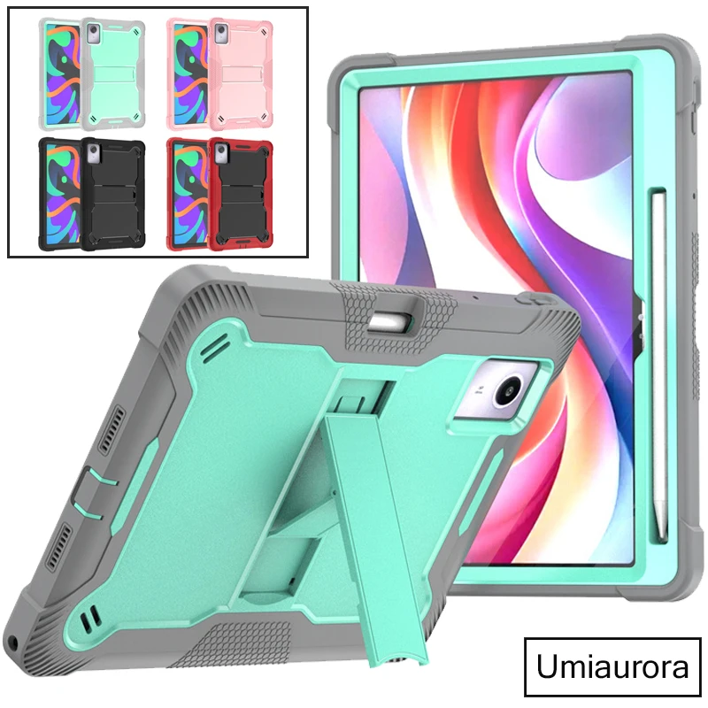 Shockproof Tablet Case with Pencil Holder and Stand