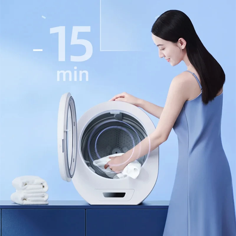 Morus Mini 1.5kg Clothes Dryer Machine 220V Baby Clothes Spin Dryer 15 Minutes Fast Drying Sterilization Mite Remove