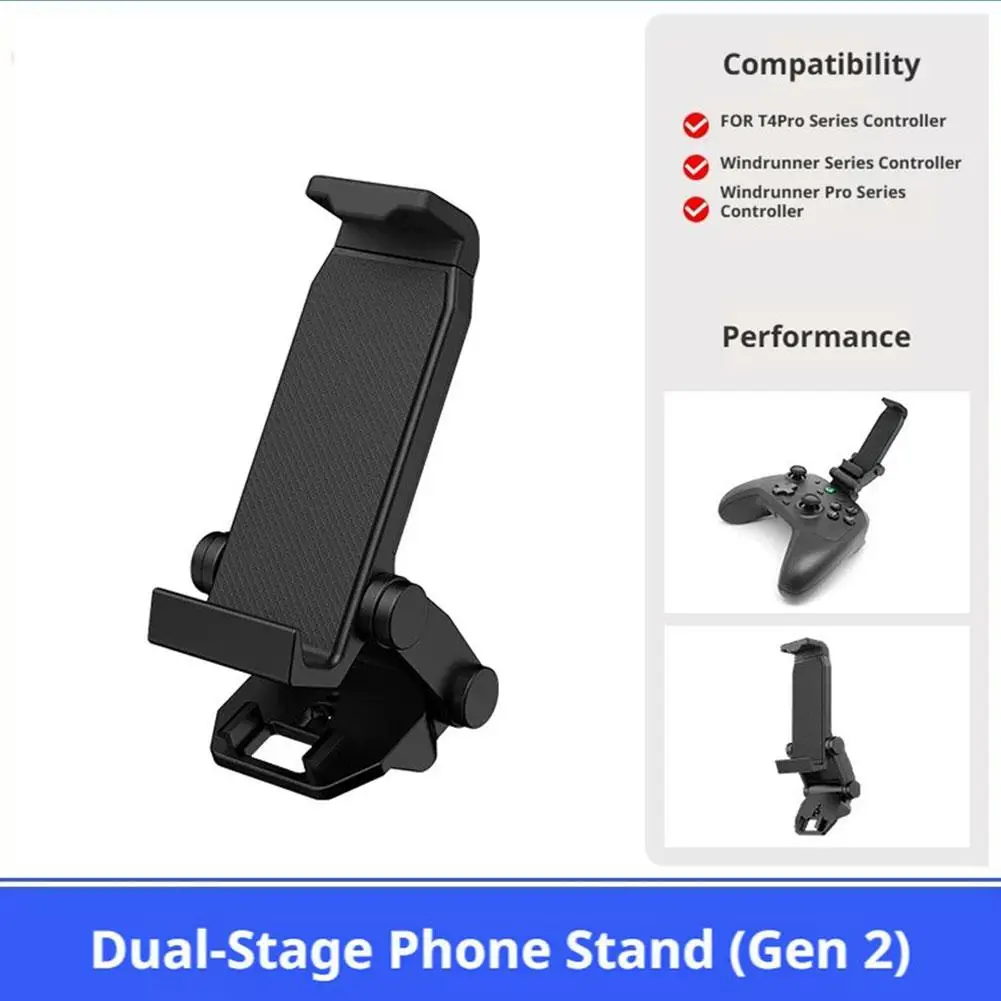 Supporto per telefono ABSs per T4pro Windrunner 2pro, supporto pieghevole a doppio asse per controller, accessori per console di gioco - immagine 5