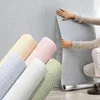50cmX2.8/5/10m Linen Solid Color 3D Thickened Waterproof Foam Self-adhesive Background Wall Renovation Wallpaper Wall Stickers 1