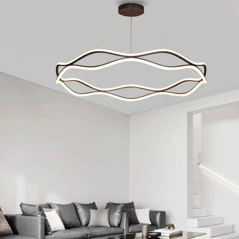 Modern minimalist living room chandelier creative light luxury bedroom chandelier
