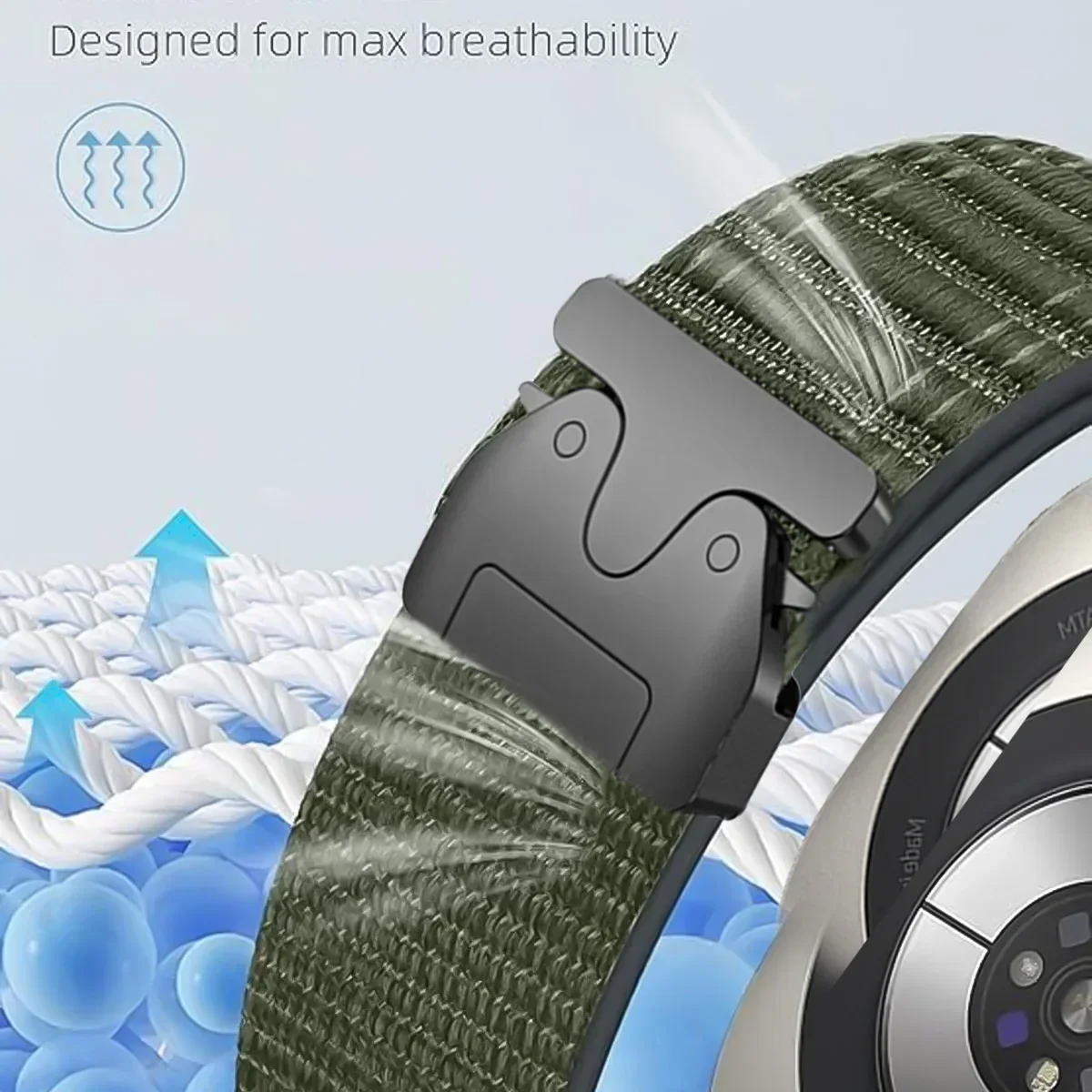 Nylon Sports Loop Adjustable Bracelet Wristband