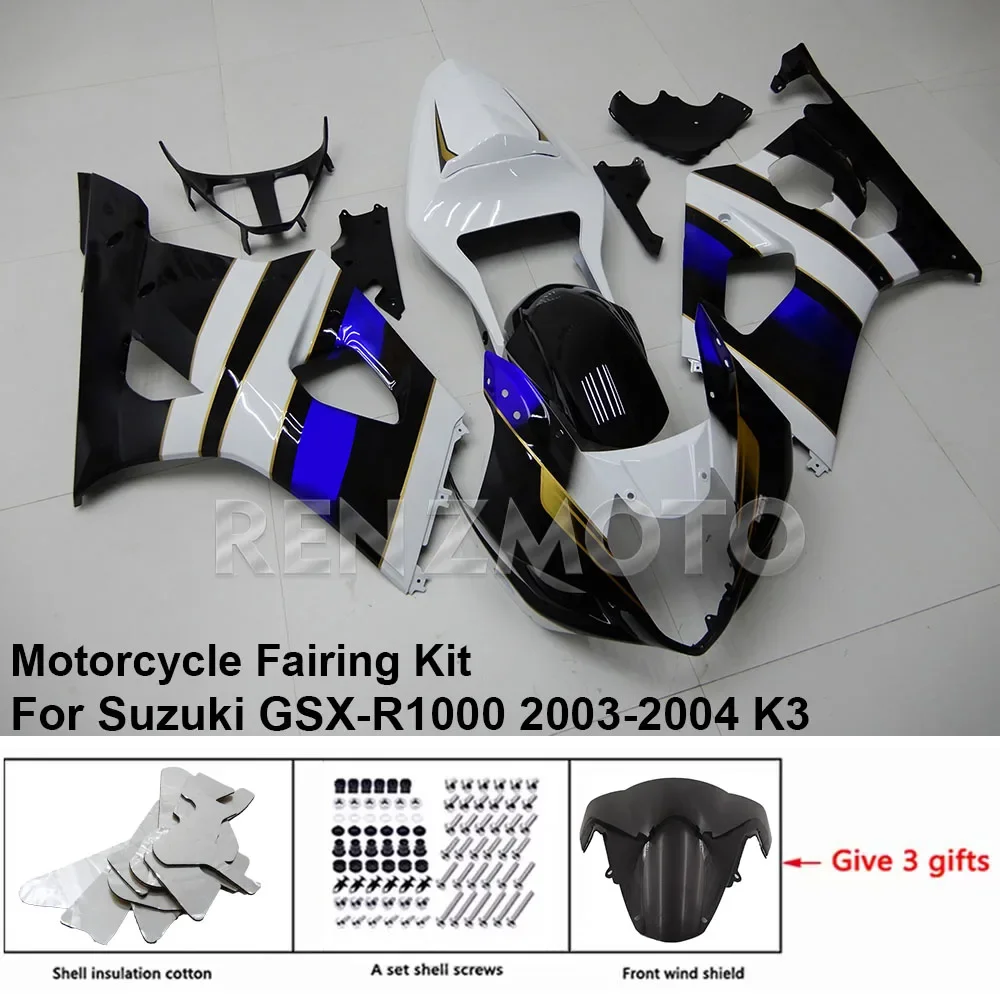 

For Suzuki GSX-R1000 2003-2004 K3 Fairing Motorcycle Set Body Kit Decoration Plastic Guard Plate Accessories Shell S1003-120a