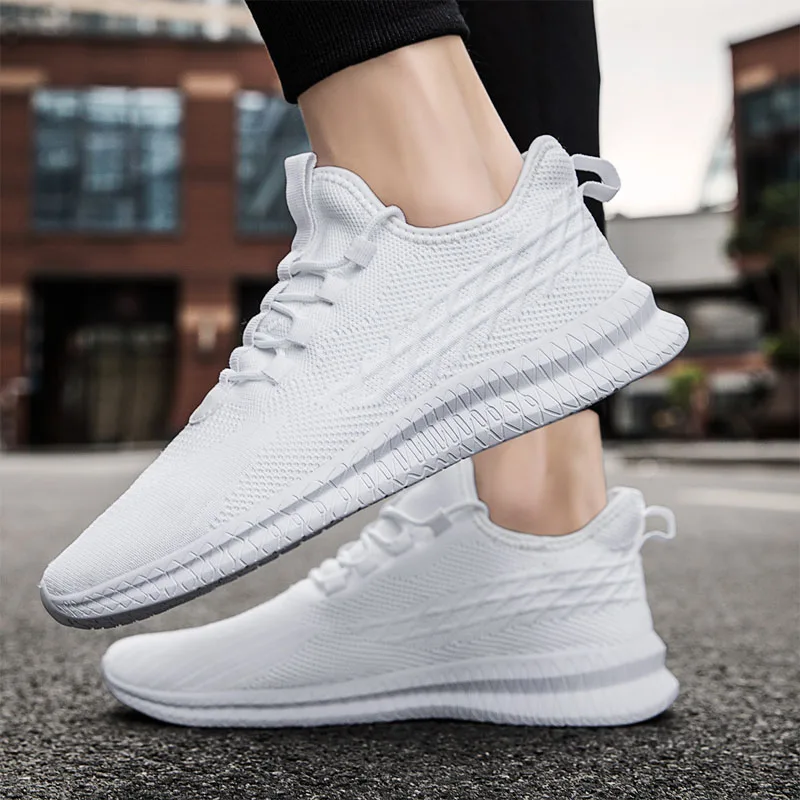 

Fujeak Vulcanized Shoes for Women Fashion Casual Shoes Breathable Walking Mesh Flat Shoes Sneakers Women White Female Footwear