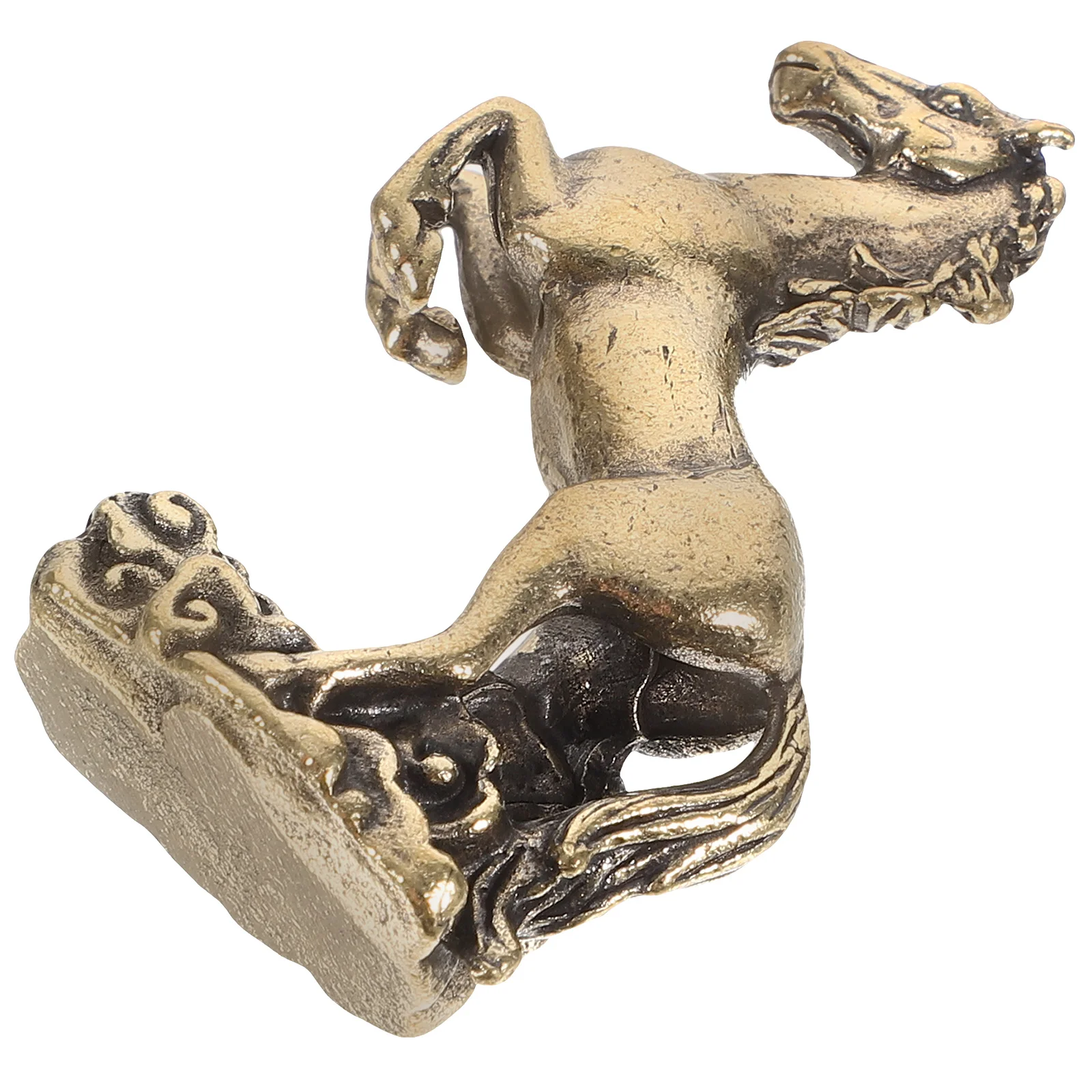 

Delicate Retro Horse Decor Chic Horse Modeling Adorn Home Desktop Ornament