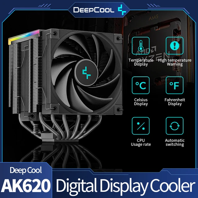 DeepCool AK620 Digital Review: Like No Other Air Cooler