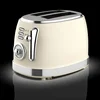 Toaster 1PC Glossy Retro Stainless Steel Toaster Household Multifunction Breakfast Heating Sandwich Toast Bread 6