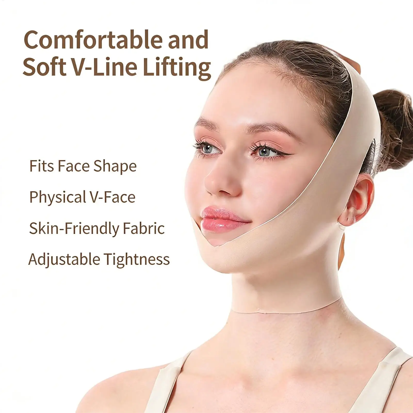 Slimming Bandage Slimming Lift Up Shape Lift V Face Shaper Belt Reduce Double Chin Massage Hot Sale Reusable Beauty Tool