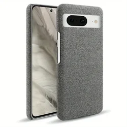 Luxury Antiskid Fabric Phone Case - Premium Cloth Cover - Pixel 8A (Dark Gray)