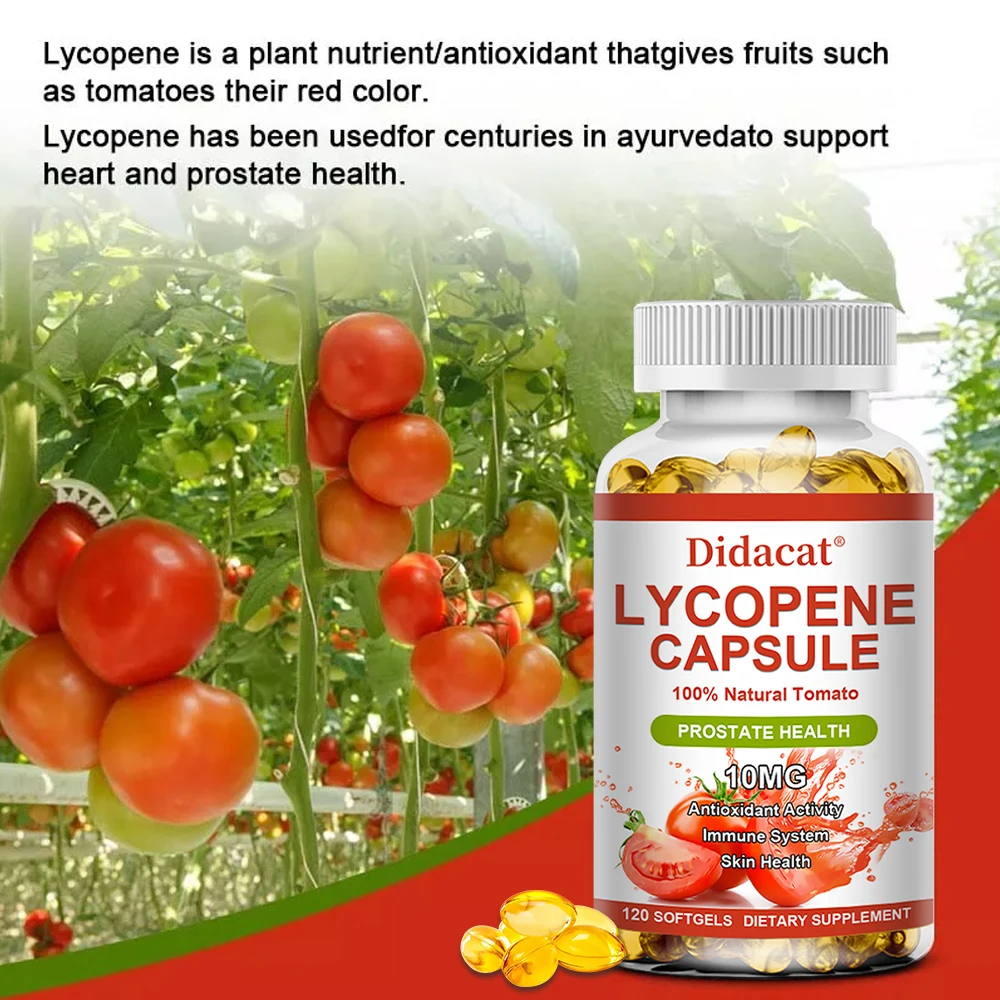 Lycopene, a natural antioxidant, reduces inflammation, supports prostate and urinary system health, and improves immunity&middot;