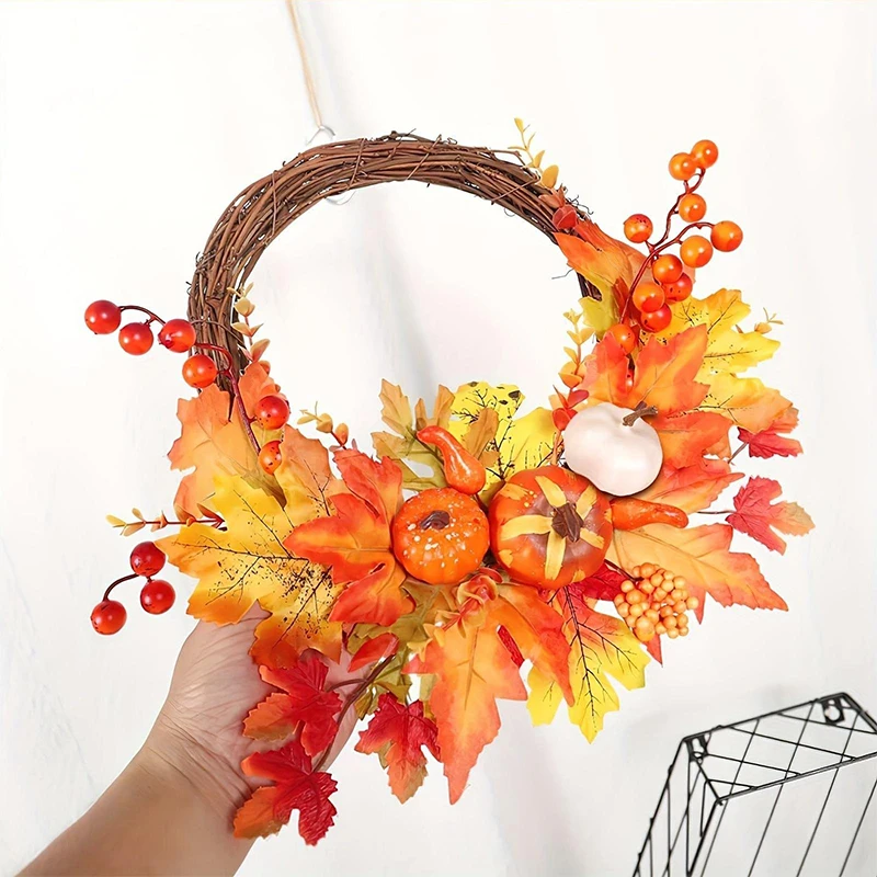 Artificial Pumpkins 12Pcs Decorative Harvest Pumpkins for Fall Wedding Thanksgiving Halloween Table Centerpieces table decoration artificial plant flower artificial plant flowers