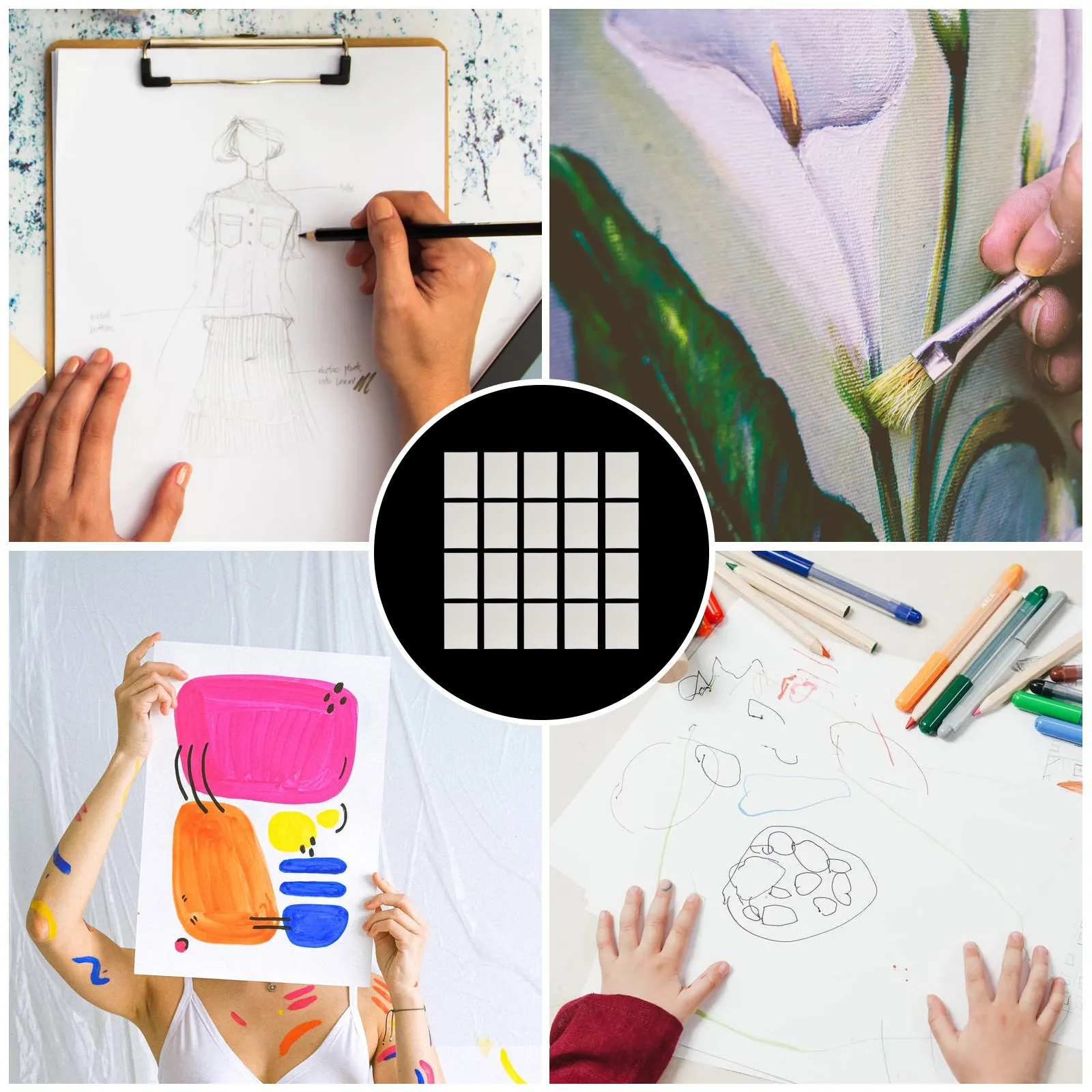 20장 수채화 용지 콜드 프레스 내구성이 뛰어난 매끄러운 표면 그림 그리기에 적합 미술 용품 ??수채화 용지