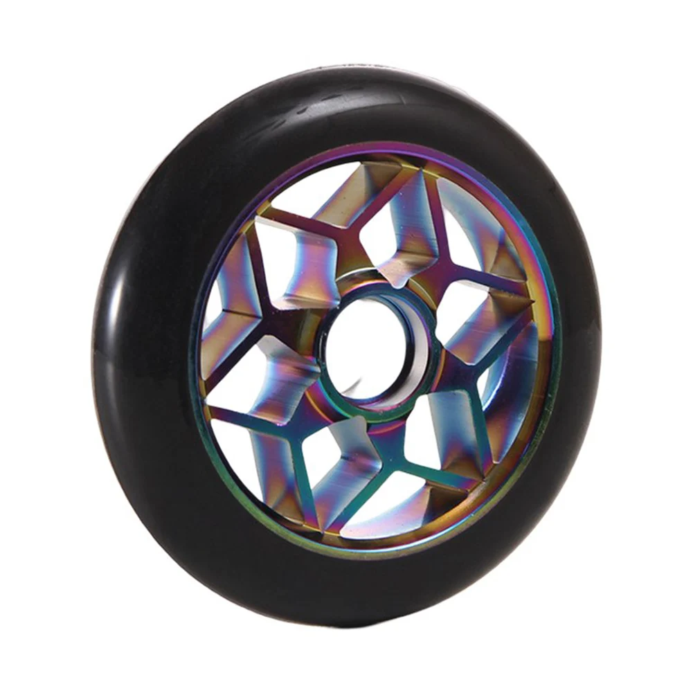 Description Picture 3 of itemRecreational Riding 110mm Scooter Wheels Aluminum Wheels Aluminum Alloy Wheels Lightweight And Strong Professional Scooter Parts