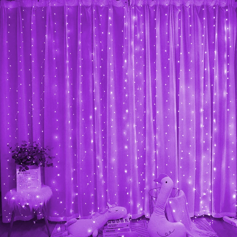 thumbnail image 1 of Guirnalda de luces LED con enchufe USB para decoración de bodas, fiestas, árboles, hogar, vacaciones, adornos colgantes, 6 m/4 m/3 m, 1 of 5