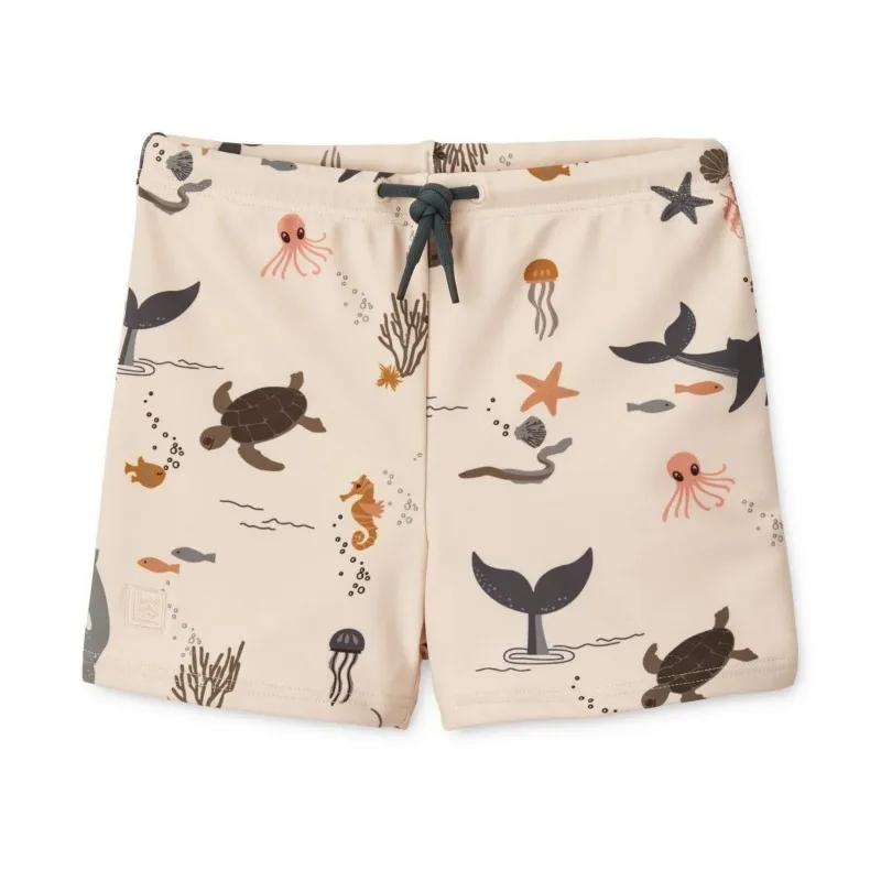 Boys Swimwears Ocean Long Sleeved Swimsuit Star Baby Swimwear Boy Beach Shorts Kids Vacation Sunscreen Swimsuits Sun Hat