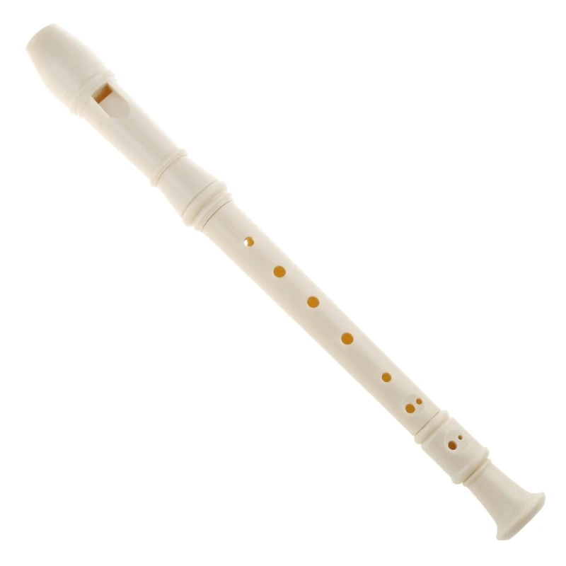 Soprano Recorder C Key 6 Hole 8 Hole Recorder Professional German Style Treble Flute Cleaning Rod and Carrying Bag Y1QE