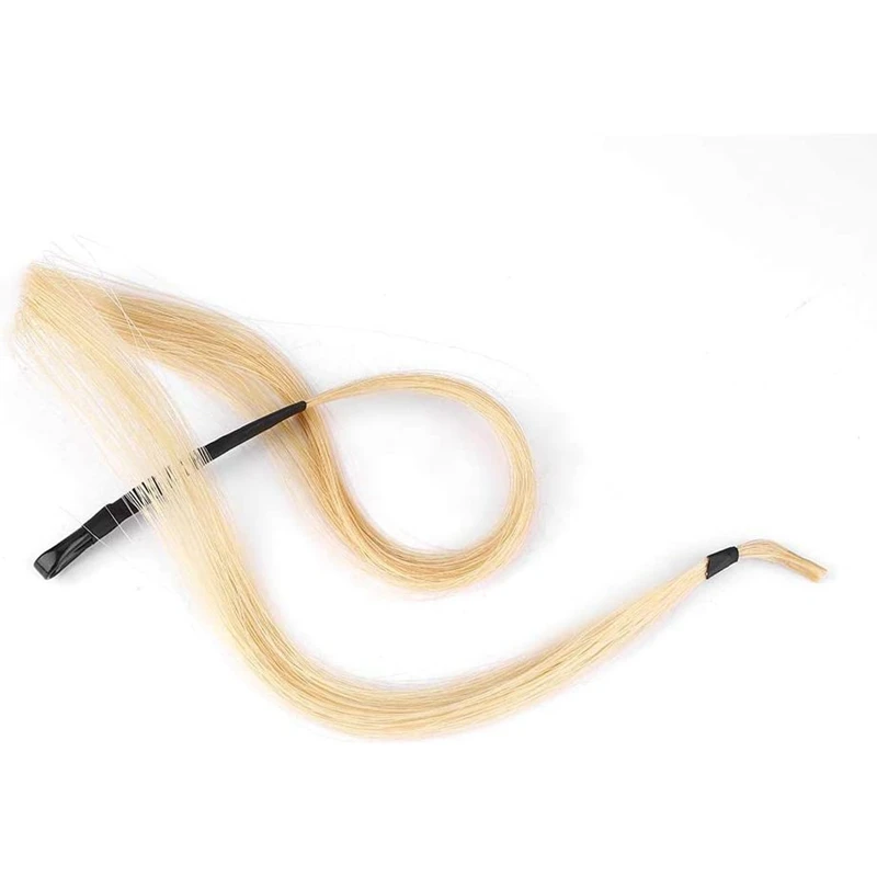 2Pcs Erhu Bow Hairs 79Cm Horsetail Hair String Parts For Violin Viola Cello Instruments