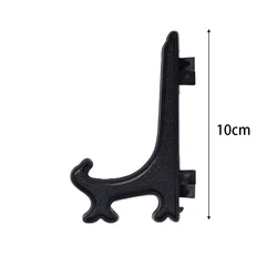 Clear Acrylic Adjustable Display Easel and Stand (Black)