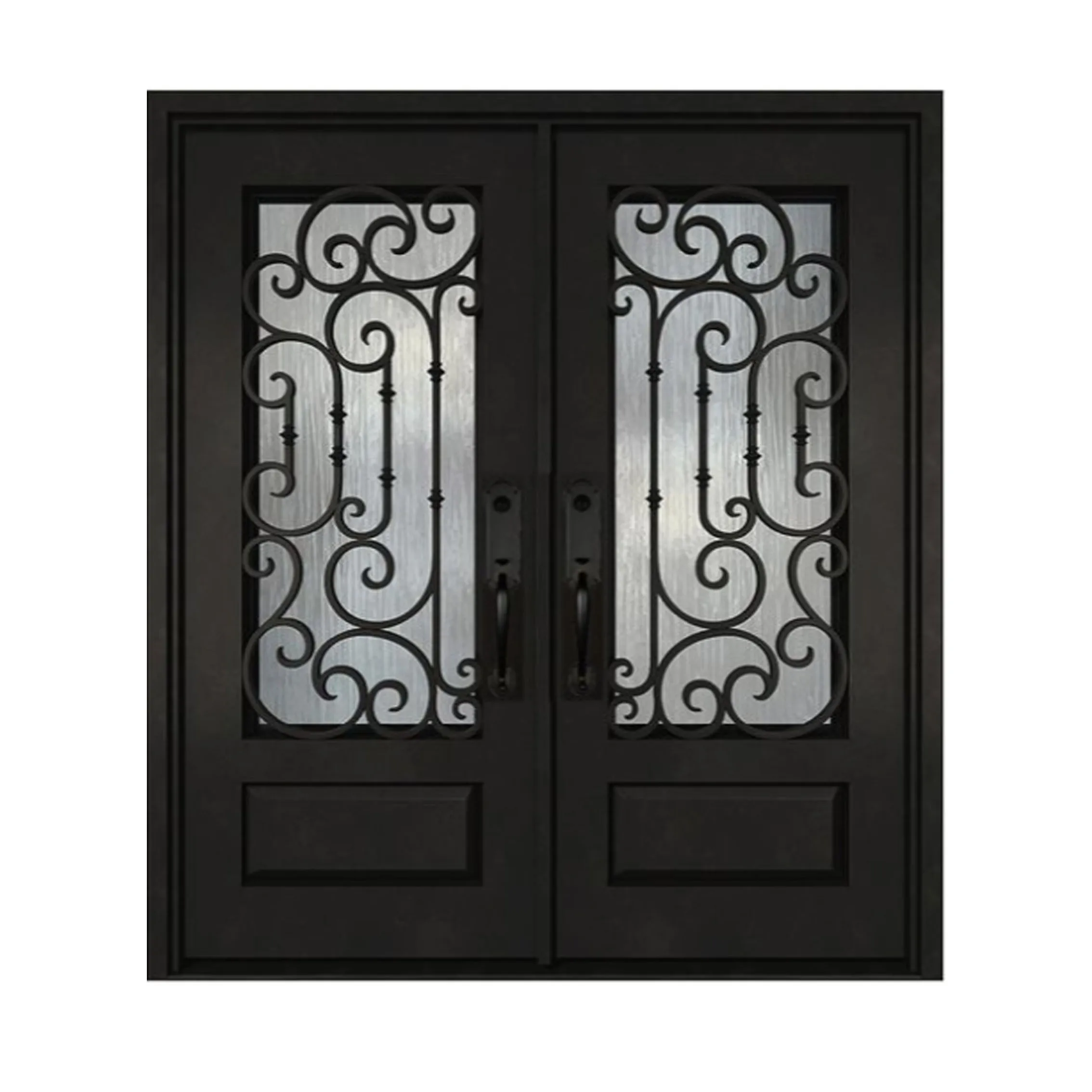 

Factory Wholesale Wrought Iron Door Interior Door Iron Gate Designs Sliding Door Wrought Iron Grill Design