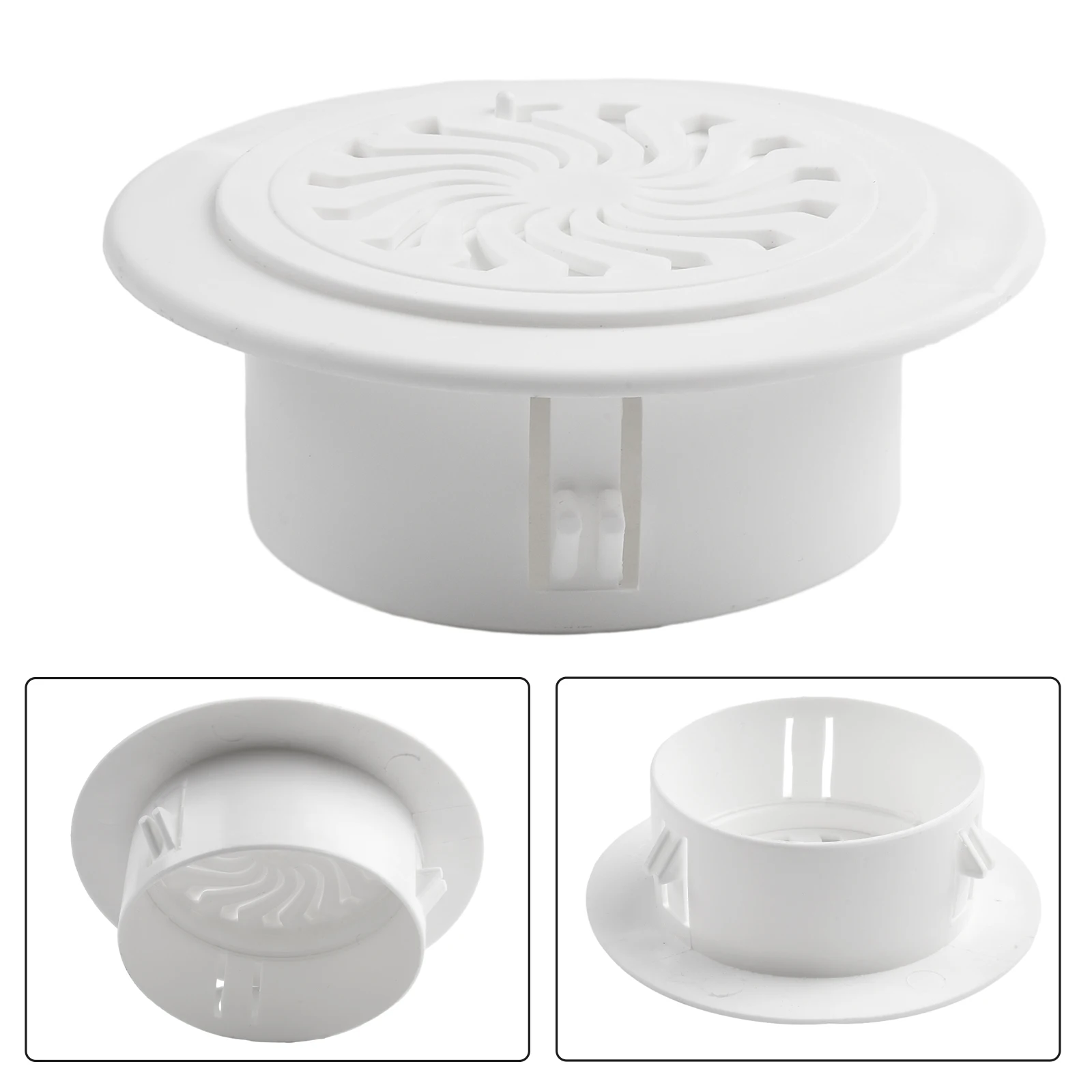 1Pc Plastic Cover Air Conditioner Hole Cover Ventilation Grille Wall Hole Decorate Cover Air Conditioner Hole Decorative Cover