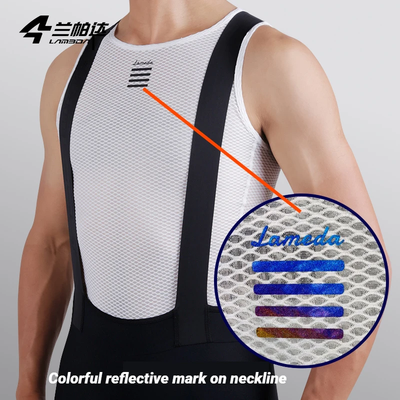 Lameda Cycling Vest Sweat-absorbing Sweat Shirt Underwear Thin Breathable Men's Bike Cycling Clothing Shirt Long Short Sleeves Cycling Vest