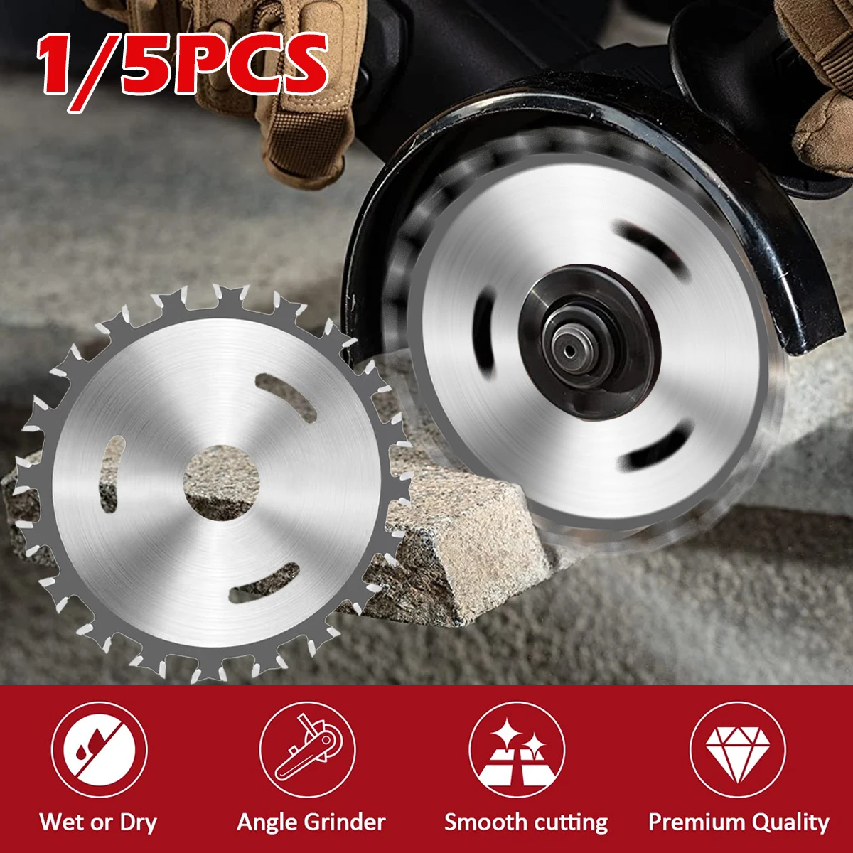 

Alloy Woodworking Double Side Saw Blade Circular Cutting Disc Rotating Drilling Tool Accessories For Wood Plastic Rubber Cutting