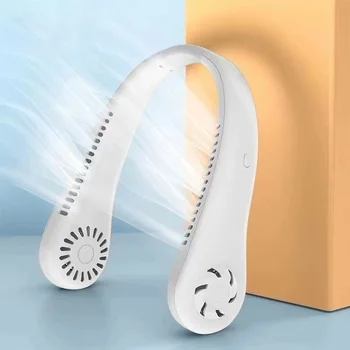 USB 휴대용 행잉 넥 선풍기, 미니 넥 마운트 선풍기, 여름 스포츠 선풍기, 야외 충전식 휴대용 넥 선풍기