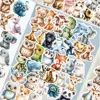 50PCS Cute Watercolor Animals Graffiti Stickers Cartoon DIY Skateboard Phone Case Laptop Waterproof Cool Sticker Decals Toy 6