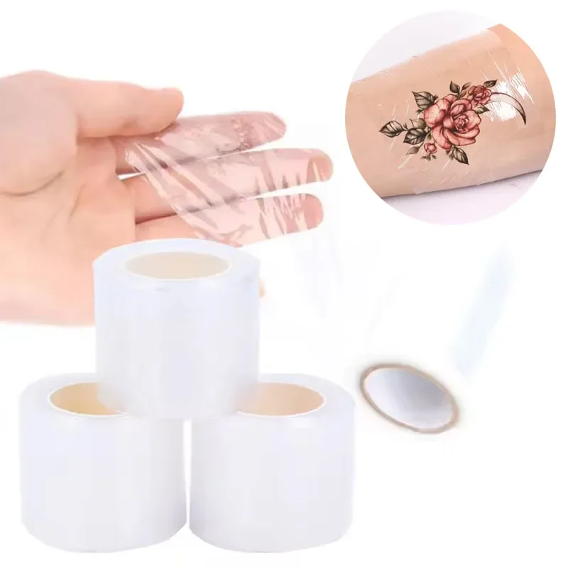 Tattoo Clear Plastic Wrap Preservative Microblading Film for Permanent Makeup Eyebrow Tattoo Accessories Beauty Tool for Salon