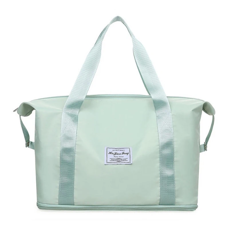 Waterproof Foldable Travel Tote with Large Capacity and Dry-Wet Separation
