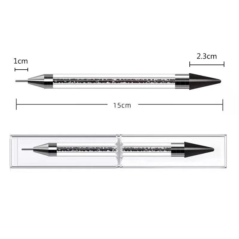 Diamond Embroidery Double Head Point drill pen Dot Painting Point Pen Nail Art Rhinestone Picker Wax Pencil Crystal Handle Tool nail art tools,nail art pen,nail art picking tools,rhinestone picker pen,rhinestone picking tool
