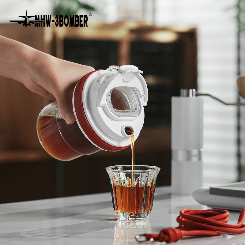 MHW-3BOMBER Water Bottle 530ml Ice Cool Portable Cold Brew Travel Cup Camping Iced Coffee Tea Infuser Adult Children's Bottles