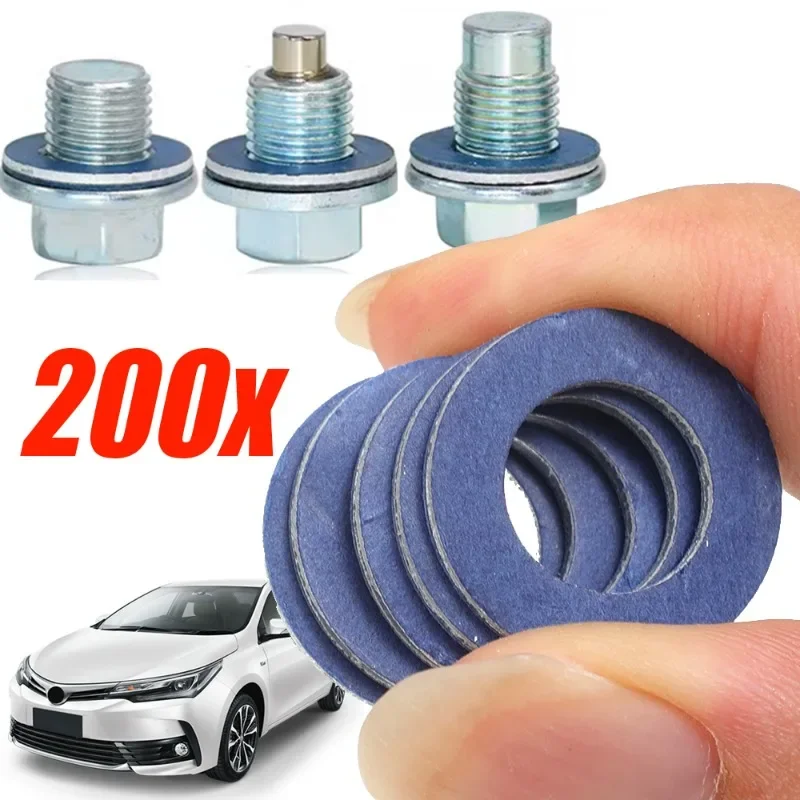 Oil Pan Drain Screw Gasket 12mm Hole Nut Seal Ring for Toyota Lexus