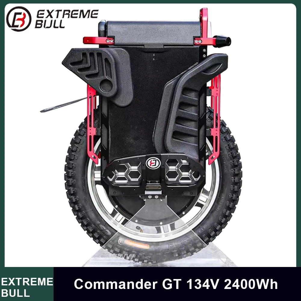 Eu Stock Pre-Vendita Più Nuovo Extreme Bull Commander Gt 134V 2400Wh 50S Batteria 3500W Ht C38 Motore Velocità Senza Carico 115 Km/H Monociclo