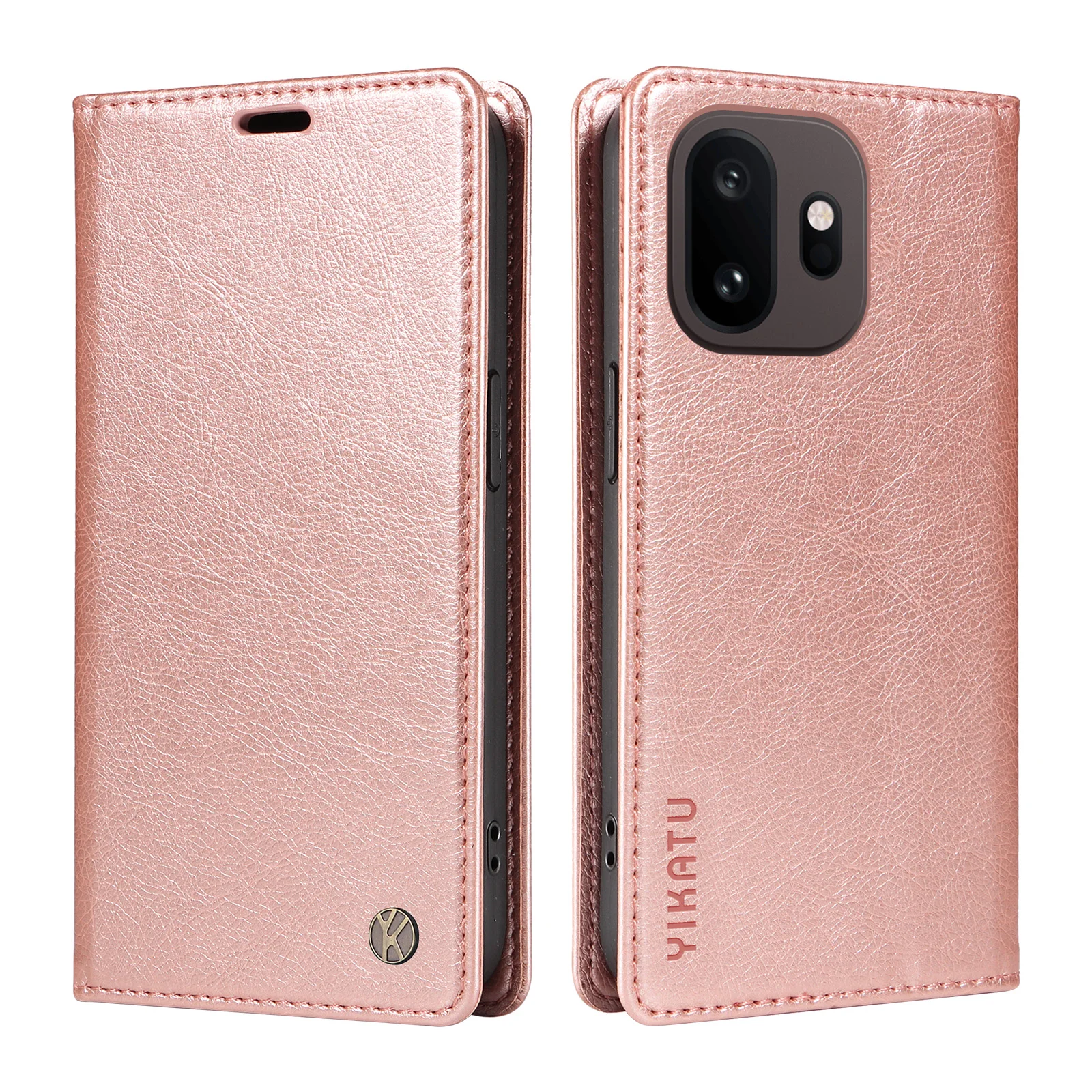 Lychee Grain Leather Wallet Magnetic Flip Case with Ultra Card Holder