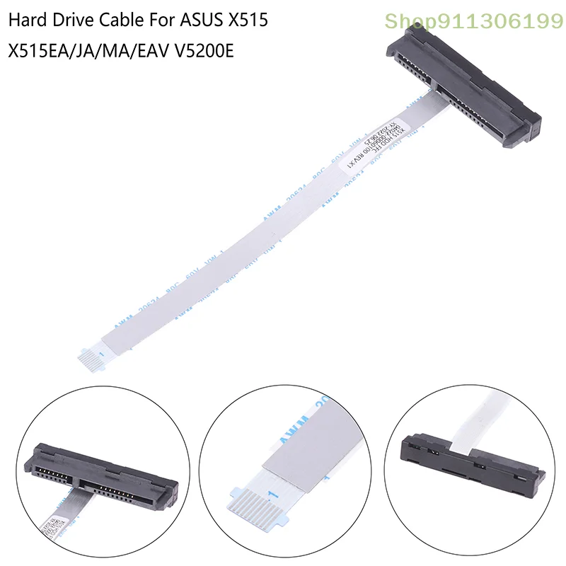 

1 Pcs HDD Cable For ASUS X515 X515EA/JA/MA/EAV V5200E F515 Laptop SATA Hard Drive Plastic HDD SSD Connector Flex Cable